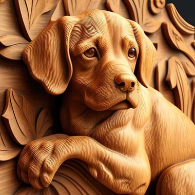 3D model Petit brabanson dog (STL)